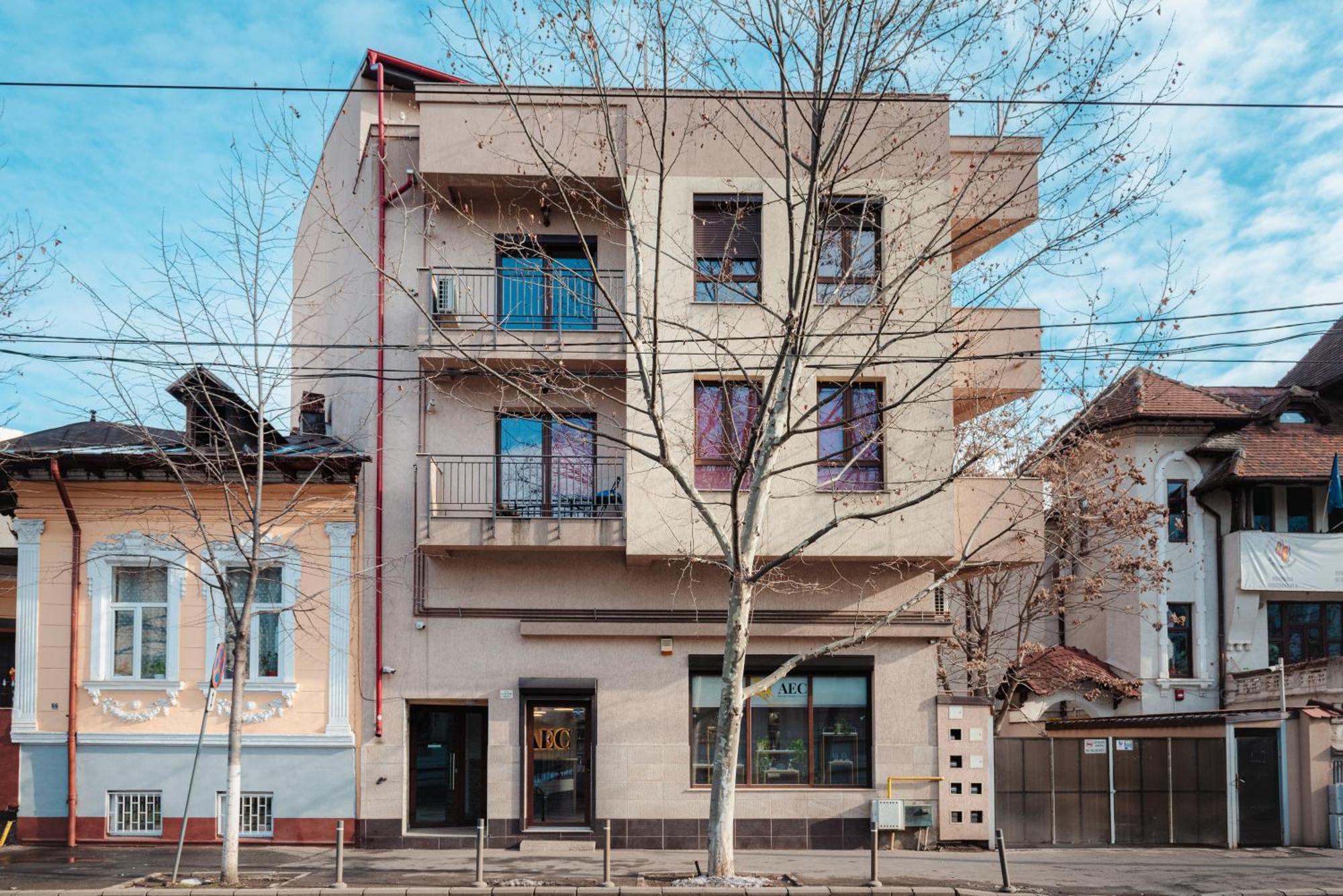 Downtown Apartment Boutique - Blue & Pink بوخارست المظهر الخارجي الصورة